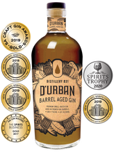 Load image into Gallery viewer, D'Urban Barrel Aged Gin 750ml (Distillery 031)