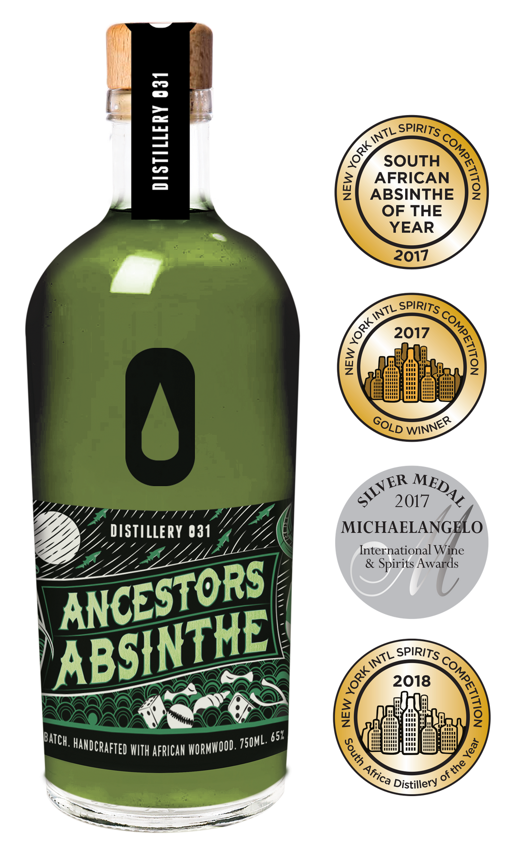 Ancestors Absinthe 750ml (by Distillery 031)